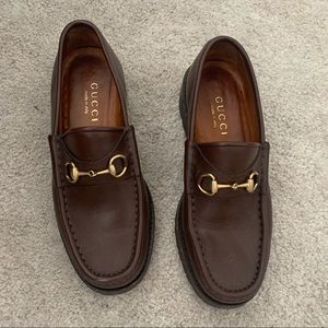Vintage Gucci Lug Sole Loafers